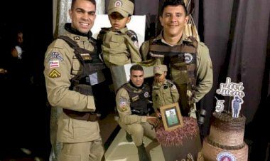 O sonho da criança foi realizado pela Polícia Militar