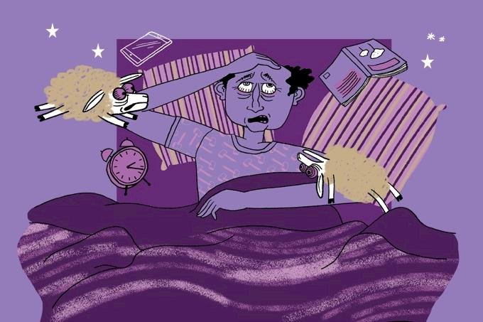 INSÔNIA: O CORPO IMPLORA,MAS O SONO NÃO VEM! A PESSOA QUER DORMIR,MAS NÃO CONSEGUE.