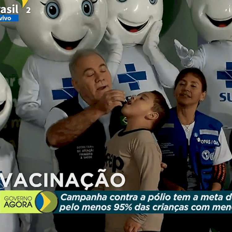 Em pronunciamento, Queiroga pede que pais vacinem filhos contra a poliomielite
